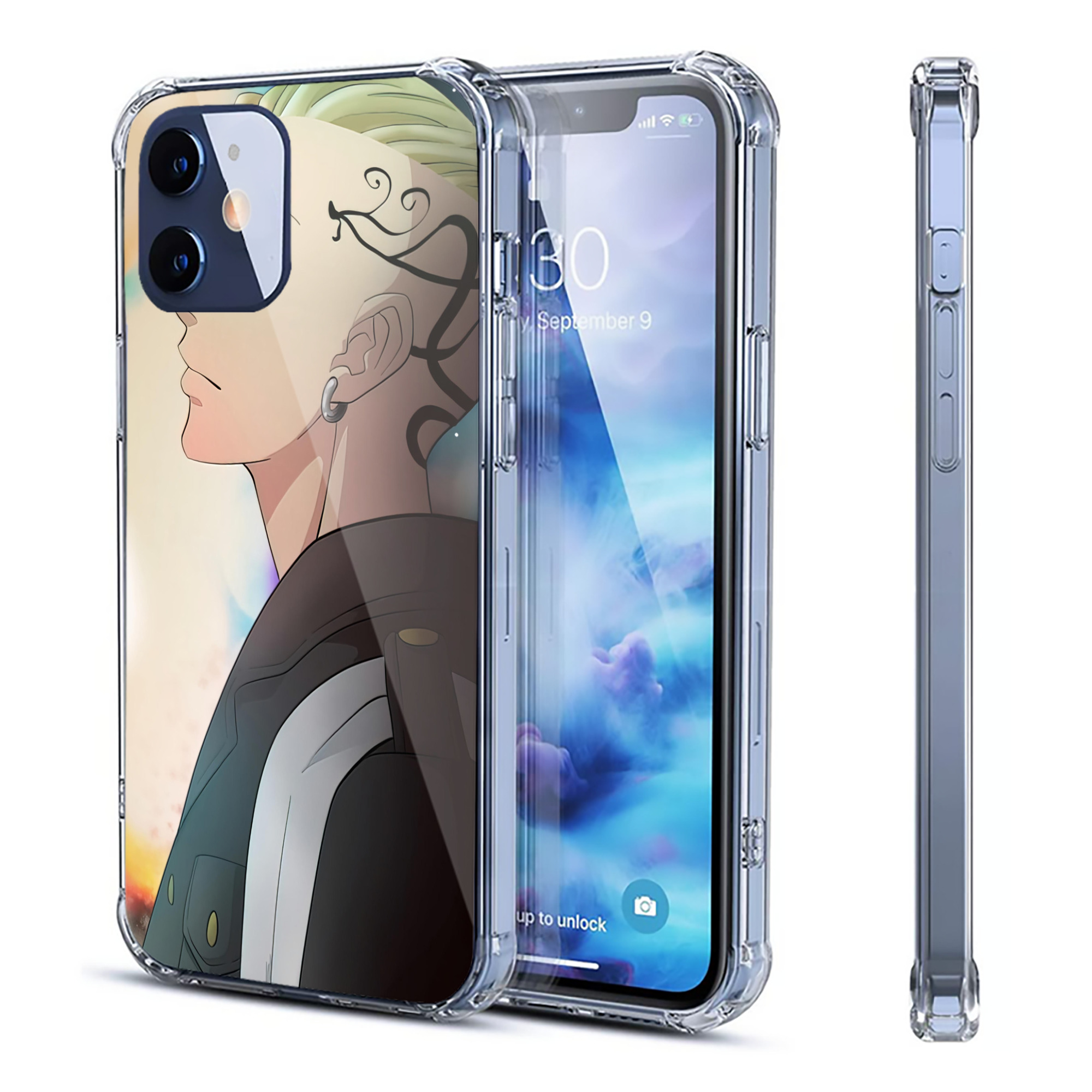 （画像用） 東京リベンジャーズ Tokyo Revengers 【iPhone 12シリーズ対応】透明スマホケース（クリアソフトケース）